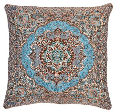 Almohada Calicomfy Termeh Cachemira Estilo Antiguo Rellena de Plumas 18X18 pulgadas Foto 1 de 4