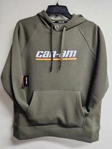 WOMEN'S CAN-AM EMBLEM SIGNATURE PULLOVER HOODIE ARMY GREEN LADIES CAN-AM HOODIE - Bild 1 von 6