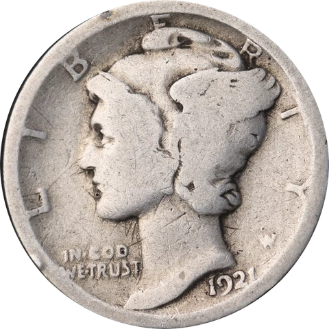 1921-P Mercury Dime - Key Date Great Deals From The Executive Coin Company Cover