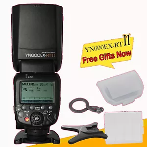 YONGNUO YN600EX-RT II TTL 1/8000s Wireless Unit Flash Speedlight for Canon DSLR - Picture 1 of 12