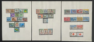 Jamaica, 1962 - 1964, 7 Sets of Mint Never Hinged Stamps on Album Pages - Picture 1 of 4
