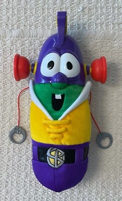 Peluche parlante Fisher Price VeggieTales LARRY-BOY con orejas súper ventosas Foto 1 de 4