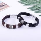 Magnetic Man Charming Masculinity Leather Bracelet (50%off) N3t7