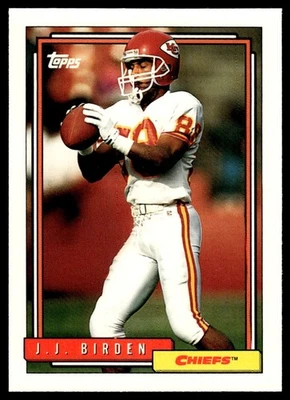 1992 Topps J.J. Birden Kansas City Chiefs #746 - Image 1 of 2