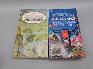 THE TOLKIEN READER 1966 JRR Tolkien 1st Ed 3rd Printing, THE FELLOWSHIP 1968 - Picture 1 of 14