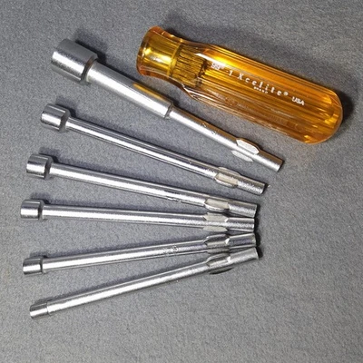 Xcelite 99-1 with 6 nut drivers ³/¹⁶, ¼,    ⁵/¹⁶, ¹¹/³², ⅜, ½ - Image 1 of 4