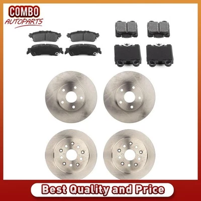 Front Rear Brake Rotors Brake Pads for 2000 1998 1999 Lexus GS400 - Image 1 of 4
