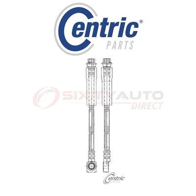 Centric Brake Hydraulic Hose for 1996-1999 Oldsmobile LSS 3.8L V6 - Braking ey Foto 1 de 4