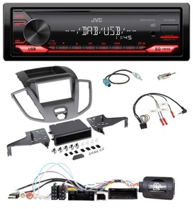 JVC MP3 DAB 1DIN Lenkrad USB Autoradio für Ford Transit V363 14-19 ohne Display - Bild 1 von 10