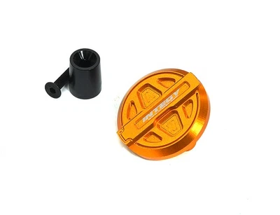 Billet Machined Fuel Filler Cover Upgrade for Axial SCX6 RC Crawler 250004 - Image 1 of 3