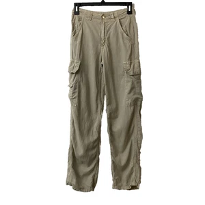 Zara Cargo Hose Y2K Wandern Gorpcore Outdoor Beige Gr. 0 - Bild 1 von 10