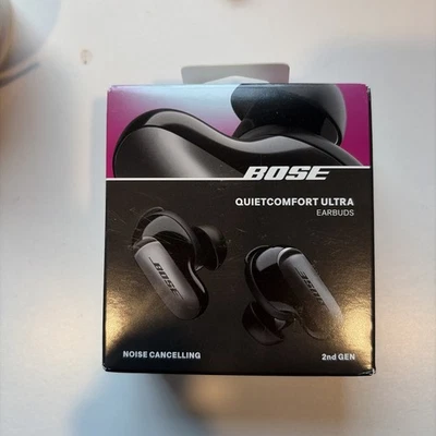 Nuevos Auriculares Bluetooth Bose QuietComfort Ultra Intrauditivos con Cancelación de Ruido Negros Foto 1 de 2