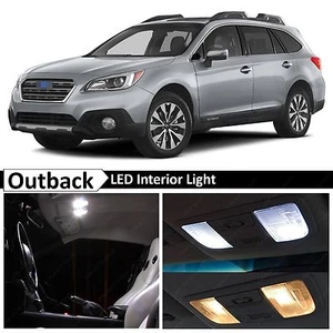 Accesorios para luces LED interiores completamente blancas para Subaru Outback - Imagen 1 de 12