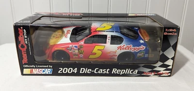 Team Caliber 2004 Terry Labonte #5 Kelloggs US Olympics 1:24 Die-cast Race Car - Image 1 of 4