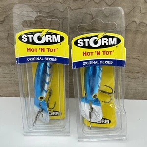 (2) Storm Original Hot N Tot 05 Met Silver/Blue HB, Size 2 - FAST SHIPPING!! - Picture 1 of 2