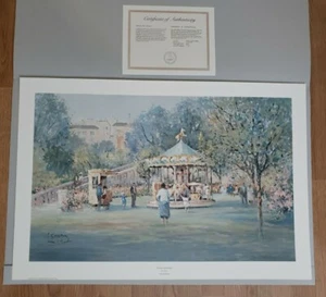 L Gordon "Sunny Afternoon" Print w/ COA Signed Numbered Limited Edition - Picture 1 of 5