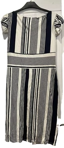 BNWT Per Una Women's Blue and White Striped Dress Size UK 16 EUR 44 - Picture 1 of 3
