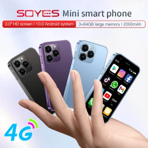 SOYES XS16 Mini Smartphone 3.0inch 5MP 4G LTE 3GB+64GB Android 10.0  Dual SIM - Picture 1 of 11