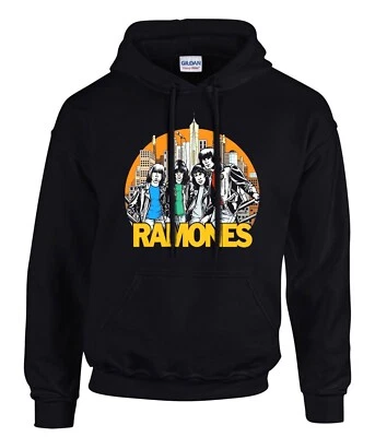 Sudadera con capucha negra Ramones Rock Music Logo -31031 -SW - Imagen 1 de 2