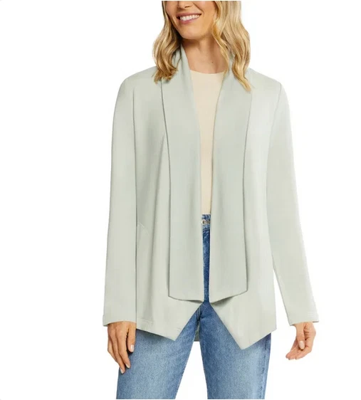 Max & Mia Women's Lightweight Drape Cardigan Light Olive Size XL