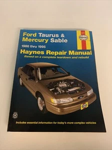Haynes Publications 36074 Repair Manual Ford Taurus & Mercury Sable 1986 thru 95 - Picture 1 of 11