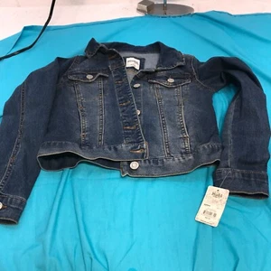 Mudd Faded Denim Blue Jean Jacket Size Girls 10 NWT - Picture 1 of 6