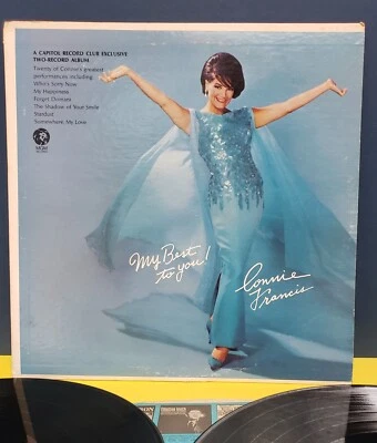 Connie Francis- My Best to You! 1968 MGM Records 12" 33 RPM Double Vinyl LP Club - Image 1 of 4