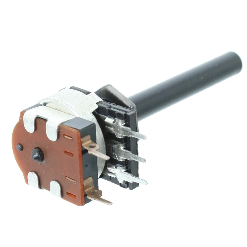 Dreh-Potentiometer 1 MOhm Mono log. mit Schalter 6mm-Steckachse - Bild 1 von 1