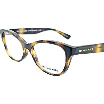 Marco de gafas de plástico para mujer Michael Kors MK4051 3316 marrón tortuga oscuro 50-15 Foto 1 de 4