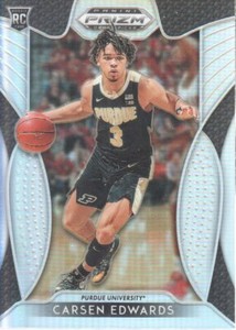 2019-20 Panini Prizm Draft Picks Basketball Silver #98 Carsen Edwards