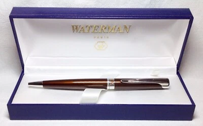 Bolígrafo Waterman L'etalon marrón cañón nuevo en caja Foto 1 de 3