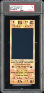 1995 Super Bowl XXIX-Full Steve Young: Tan MVP PSA 7 - Picture 1 of 2