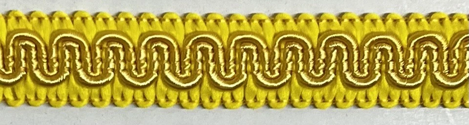 1/2" Scroll Braid Gimp w/ Backing - 12 Continuous Yards - Many Color Options! - Image 1 of 1