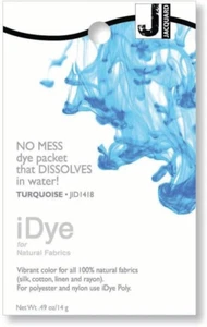 Jacquard Idye for Natural Fabrics .49 Oz - Turquoise - Picture 1 of 12