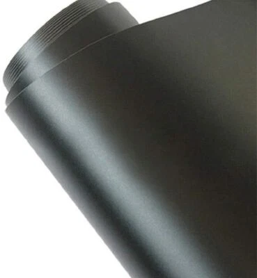 Schwarz Matt Selbstklebend Vinyl Wrap Küche Arbeitsplatte Abdeckung Schrank Aufkleber