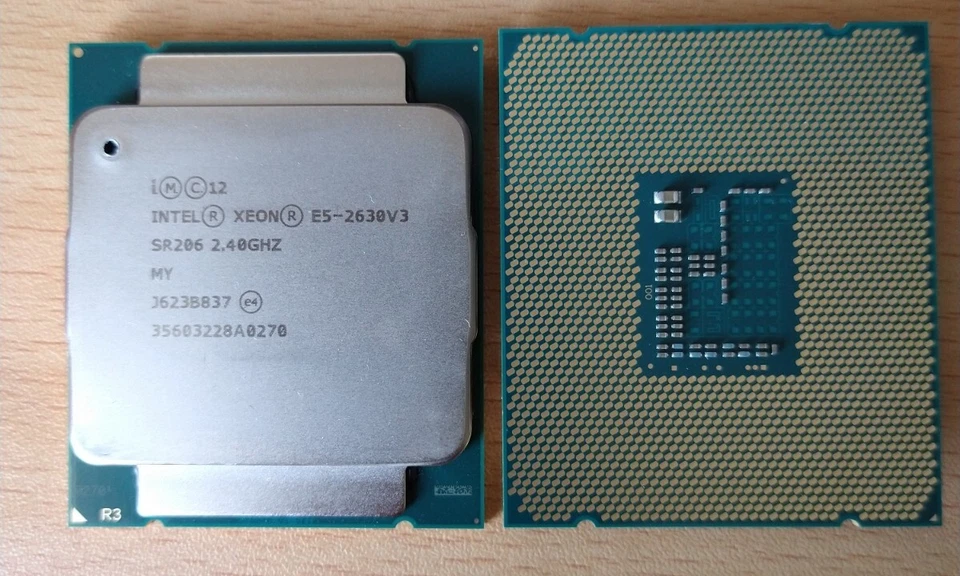 Intel Xeon PROCESSOR CPU SR206 E5-2630 v3 20MB L3 Cache 2.40GHz 8C 8GT/s 85w - Image 1 of 1