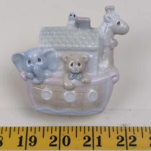 Precious Moments Noah’s Ark Night Light Porcelain Plug In Nursery Decor  - Picture 1 of 4