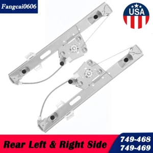 Rear Left & Right Window Regulator W/o Motor For BMW E90 E91 328i 330i 335i 325i - Picture 1 of 9