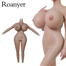 Roanyer Silicone Breast Form X Cup! Body Suit Shapewear Crossdresser Drag Queen 