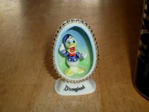 [DISNEY] 1960's DISNEYLAND - DONALD DUCK, Bone China 3" Egg Figurine, Japan - Picture 1 of 12