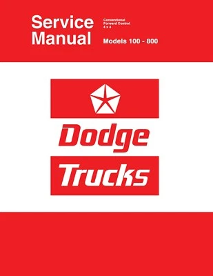 Dodge Truck 100-800 1975-1976 manual de taller Foto 1 de 4