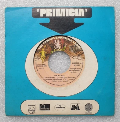 GENESIS: I Know What I Like / More Fool Me – Spanish 7” Single (45); Promo-only - Image 1 of 4