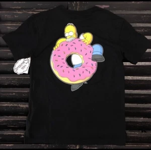 POP SUGAR x OLD NAVY The Simpsons Homer Simpson Donut Short Sleeve T-Shirt - Picture 1 of 4
