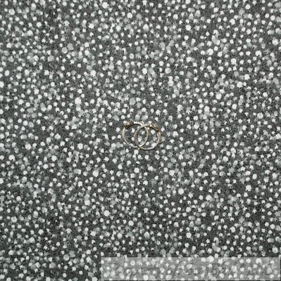 BonEful FABRIC FQ Cotton Quilt Gray Black B&W Polka Dot Blender Texture Stone US - Image 1 of 4