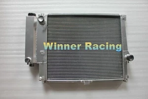 Fit BMW 5 E34 520i 525i 525 ix; E39 520i 523i 528i MT aluminum radiator - Picture 1 of 9