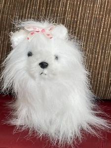 Ganz 6" Yorkie Lil Kinz Puppy Dog White Stuffed Animal Plush HS070 - Picture 1 of 7