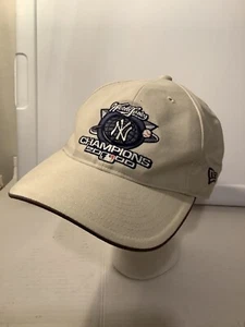 New York Yankees World Series Champions 2000 MLB New Era Mütze Ball Cap verstellbar - Bild 1 von 7