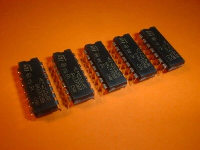 5x HCF40106BE HEX SCHMITT TRIGGER DIP14 STM - Image 1 of 2