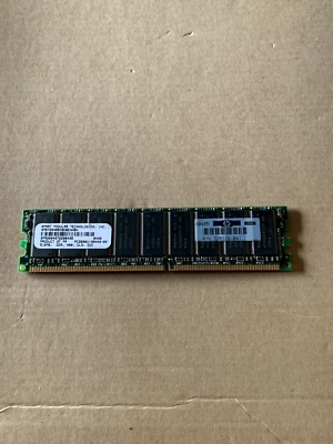 1 pc HP 326316-041   512Mb  184-pin ECC Memory PC-3200U  SM5726485D8D6ENHBH - Image 1 of 3