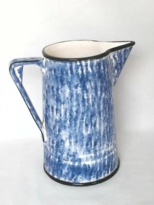 Jarra de transferencia de porcelana Schmid Folio Design AZUL Y BLANCA * - Imagen 1 de 6